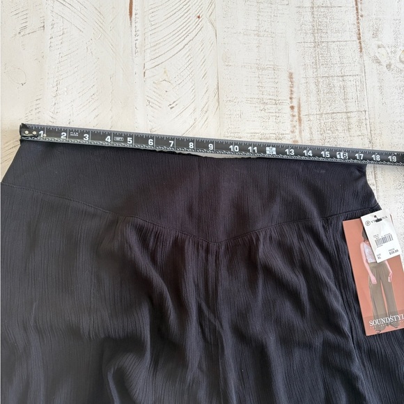 Versona Black Wide Leg Pants Flowing Comfort - Picture 5 of 9